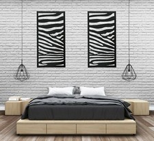 2 x Decorative Screen Panels Wall Art Design 120cm x 60cm (Pair) Garden or Home