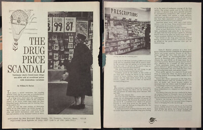 BIG PHARMA The DRUG Price Scandal William R. Hutton 1968 social reform SOCIALISM