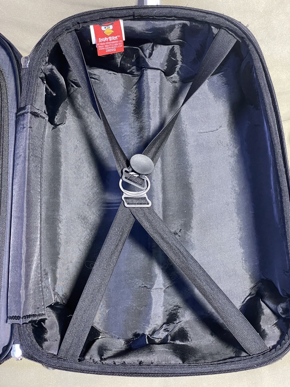 Angry Birds Rovio Children Hard Rolling Carry On Luggage For Kids -Preowned