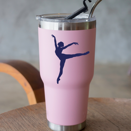 Ballerina Arabesque Vinyl Decal, Decal for Cars, Laptop, Phone, Tumblers - Picture 8 of 25