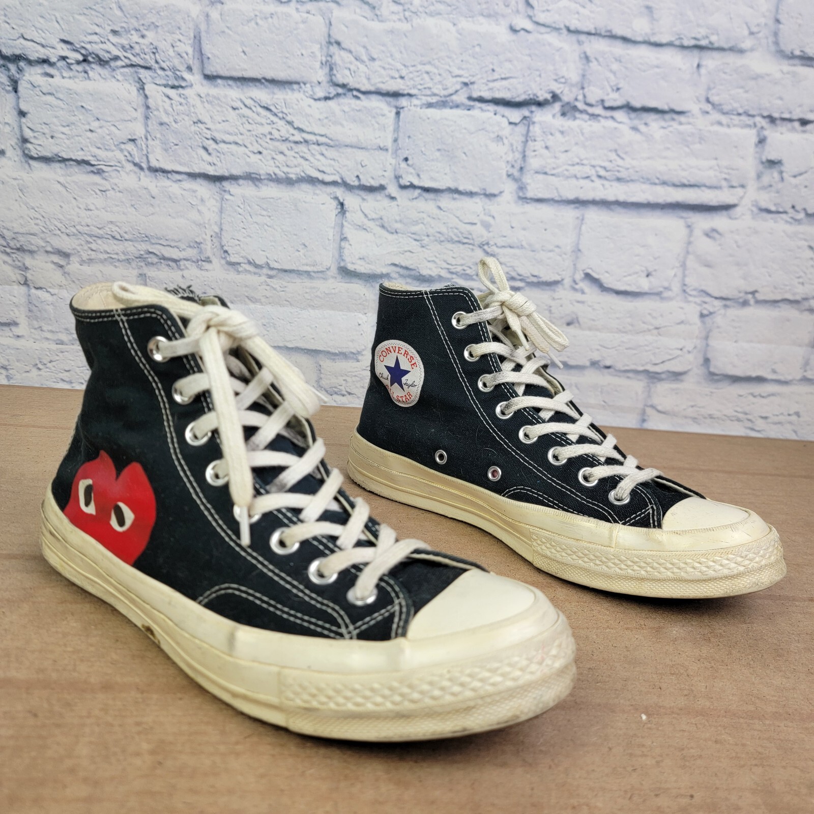 Converse Comme Des Garcons High Top Sneakers Black Size Men