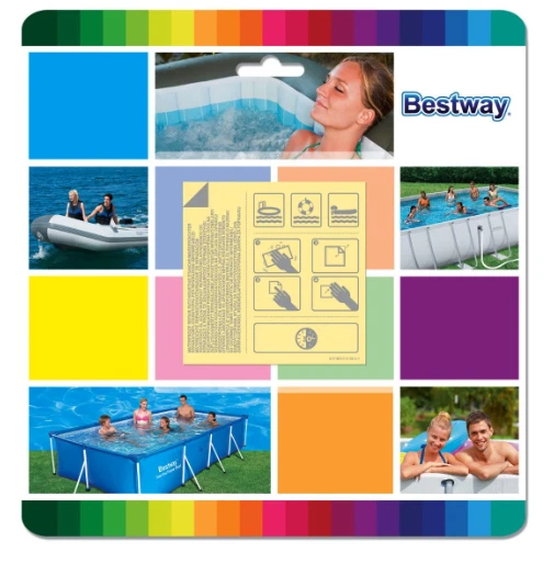 Kit Riparazione Ritorno Acqua Per Piscina Fuori Terra – Pannello In Acciaio Inox 20x20 Cm, Con Viti E Punte, Per Tubi Arrugginiti E Crepe