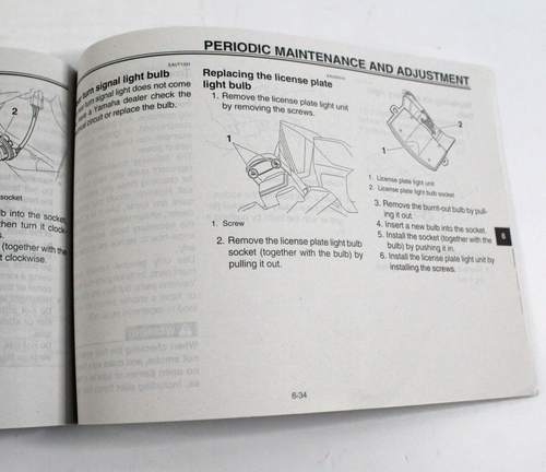 Genuine 2013 Yamaha TMAX / XP500 / XP500A / English Owners Manual 59C28199E2 - Picture 14 of 15