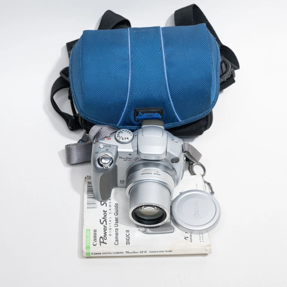 Canon PowerShot S2 IS 5.0MP 12X Zoom Digital Camera CCD Digicam Y2K - Working! - Image 2 of 4