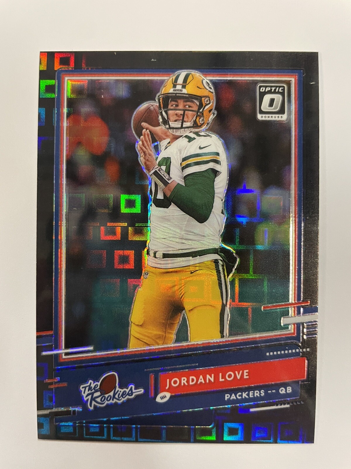 2020 Donruss Optic Jordan Love RC The Rookies Black Pandora #’d 12/25 Packers $