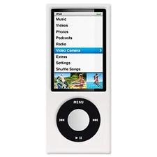 AMZER Polished Snap-On Crystal Hard Case Cover Fit For iPod Nano 5th Gen - White