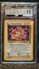CGC 10 Gem MintTeam Rocket's Meowth 2000 Blk Star Promo Pokémon League Eng.