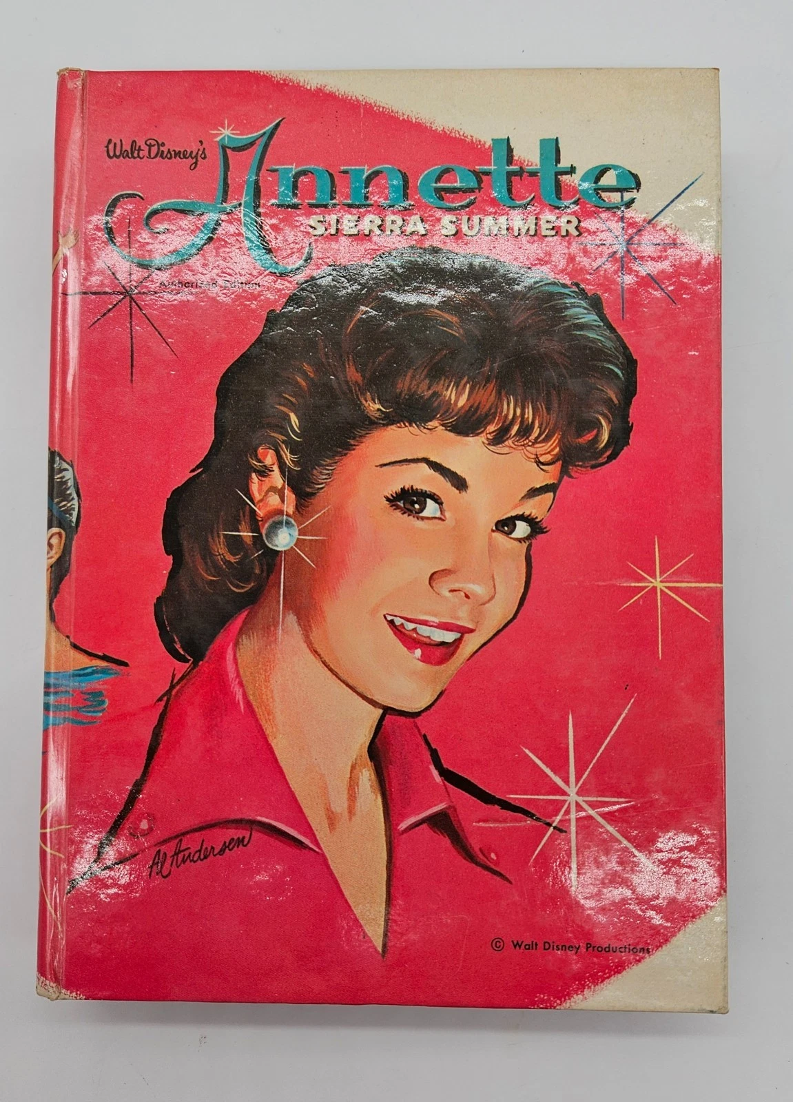 Walt Disney Annette Sierra Summer Authorized Edition Hardcover 1960 Vintage Book image 3