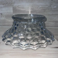 Fostoria American Large Punch Bowl Base / Serving Bowl 11 1/12" x 4 1/2"