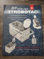 Vintage 1961 General Radio Company Strobotac Product Brochure