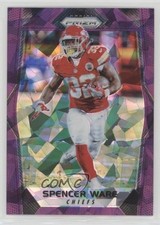2017 Panini Prizm Purple Crystals Prizm 46/75 Spencer Ware #147 7p8