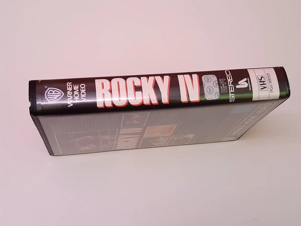 Rocky IV 4 1985 VHS German PAL Warner Home Video Großbox Sylvester Stallone - Bild 3 von 4