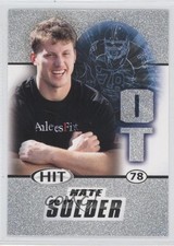 2011 SAGE Hit Silver Nate Solder #78 0t6