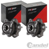 2X Maxgear RADLAGER-SATZ Hinten Passend FÜR Nissan Murano Links+Rechts