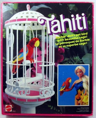 Barbie - Tahiti Barbies Papagei und sein toller Käfig - Mattel 1985 (Ref.206