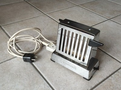 Rowenta Toaster Chrom Wendetoaster Vintage 50er 60er Jahre Art Deco 