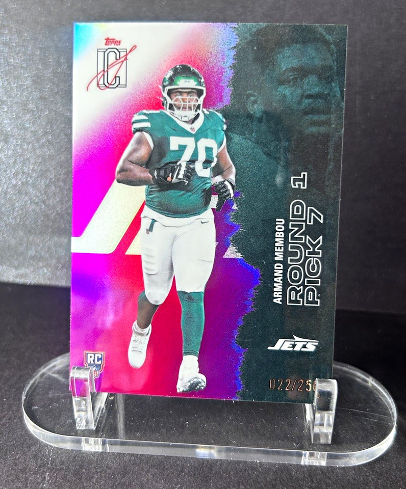 2025 Signature Class - Armand Membou Jets RC #163 -  Magenta /250