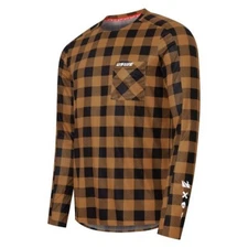 USWE Flannel Long Sleeve Lightweight Off-Road Jersey Bronze - XL 80951061042107