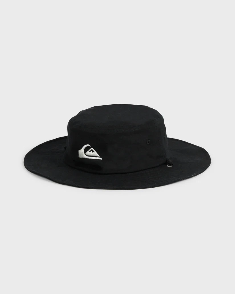 Quiksilver Bushmaster Canvas Boonie Hat - Men's - L/XL / Black