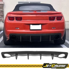 Fits 10-13 Chevy Camaro OE Style Shark Fin Rear Bumper Lip Diffuser Spoiler PU
