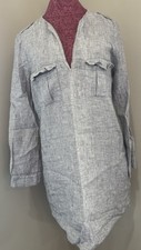 Joie Chambray Linen Shirt Dress - size Small