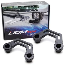 Hood Mount Ditch Pod Light Bracket Hardware For Jeep 18+ Wrangler, 20+ Gladiator