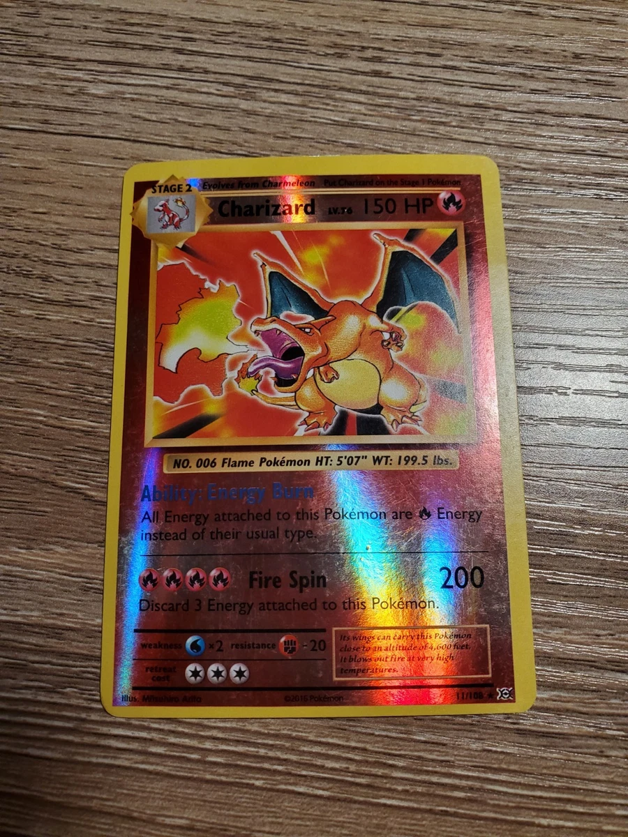 Charizard Pokémon TCG Evolutions Holo Rare Individual Collectible