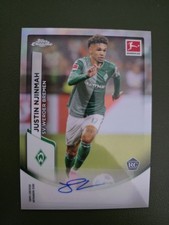 2024 Topps Chrome Bundesliga Base Auto RC - Justin Njinmah