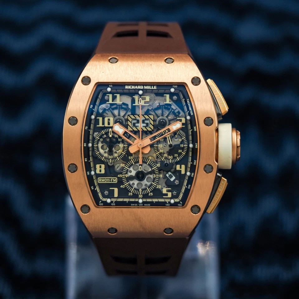 Richard Mille RM 011 Felipe Massa 50 mm Juego Completo "Marfil" Foto 2 de 4