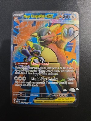 Mega Kangaskhan EX 164/132 Secret Rare Full Art Pokémon Card NM