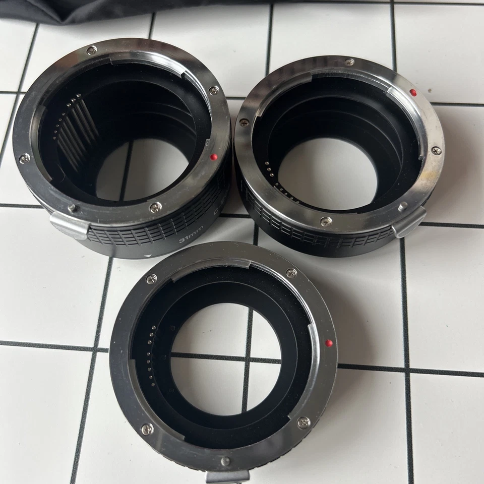 Unbranded C-EOS Canon C-EOS Extension Tubes 13mm, 21mm, 31mm - Image 2 of 4