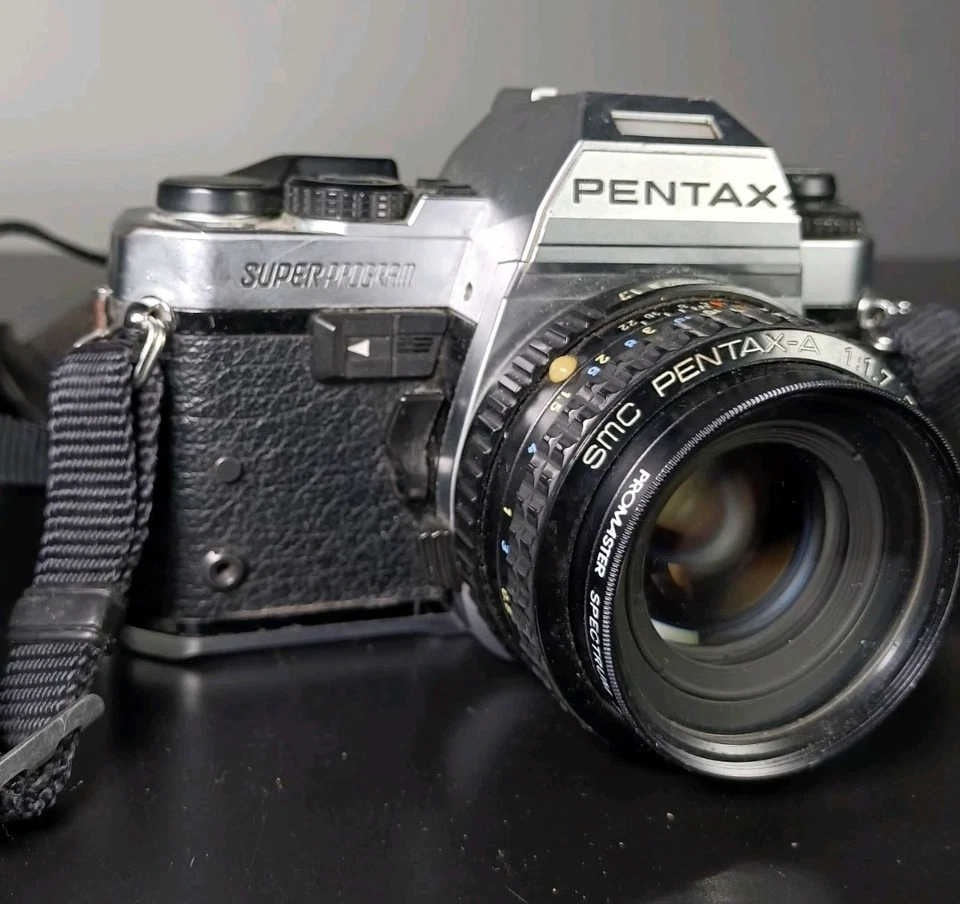 Pentax Super Program 35mm SLR Film Camera with 50mm/f1.7 Lens - Image 3 of 4