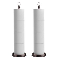 Holder Stand, Standing Storage for Bathroom, Weighted Base with Reserve for 4...