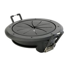 Construct Pro Speedy Spring-Lock Cable Pass Through Port, 2 inch Inner Black