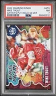 2022 Diamond Kings Mike Trout Artist’s Palette Holo Silver #AP4 PSA 7 Near Mint