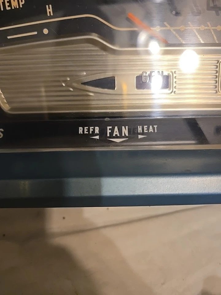 Rambler AMC 1962 velocímetro clásico americano calibre racimo 0 millas ojo meteorológico OEM Foto 4 de 4