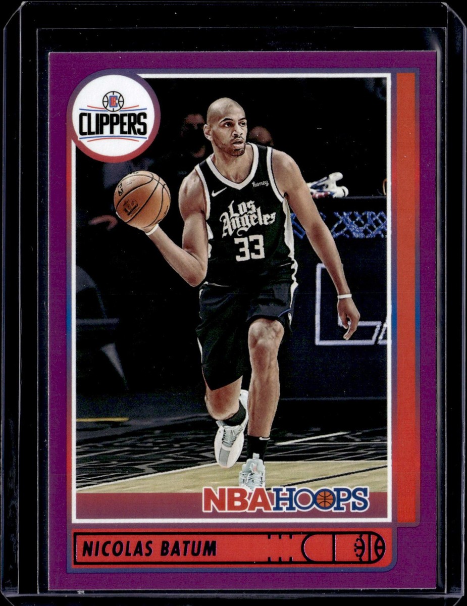 Nicolas Batum 2021-22 Hoops #96 Purple Los Angeles Clippers