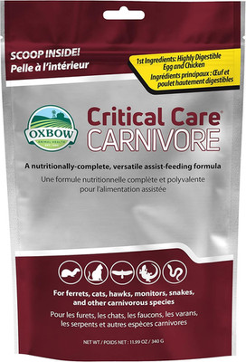 Critical Care Carnivore 340g   Recovery Food for Cats & Ferrets, Made in USA