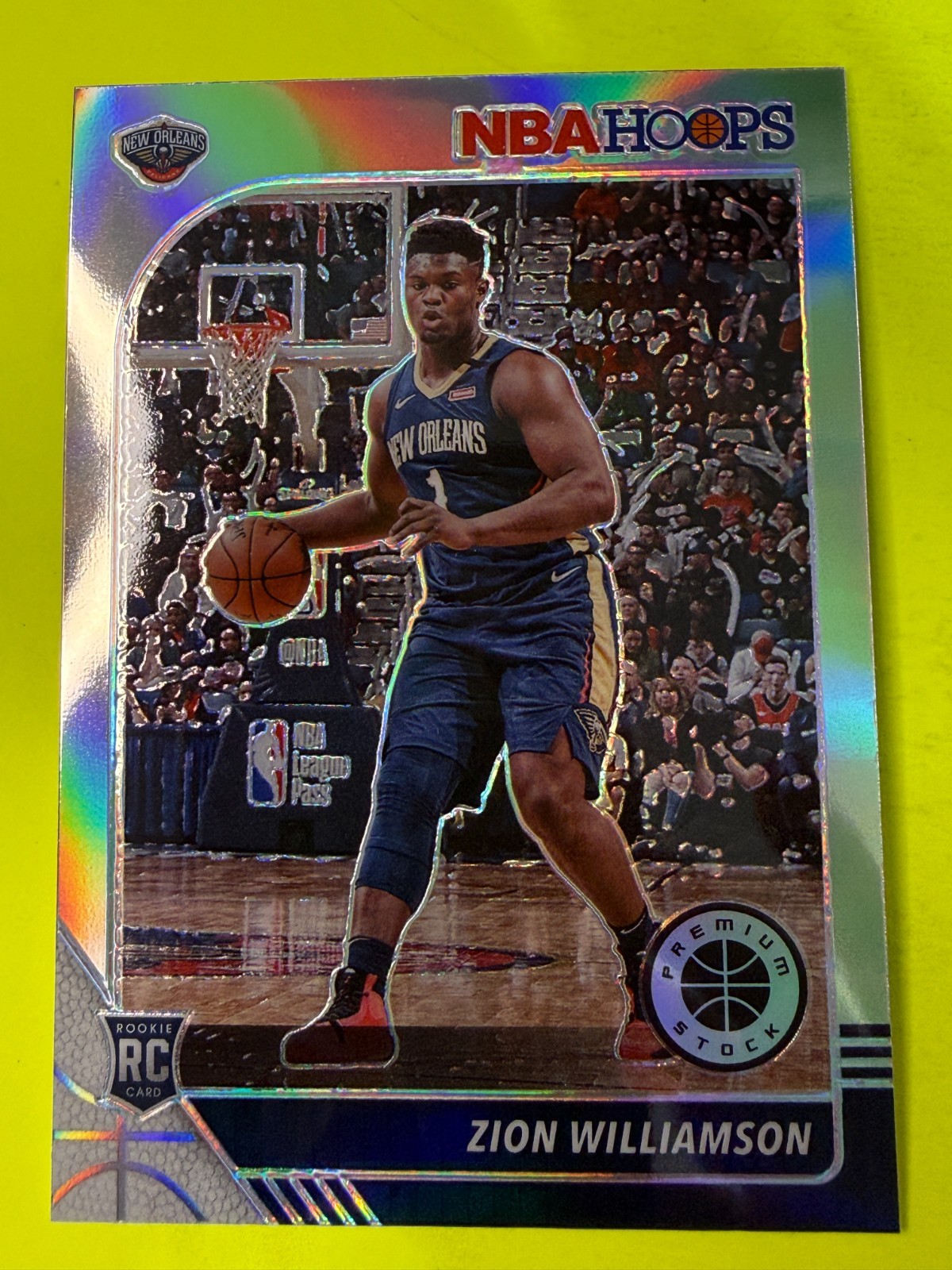 71028  2019-20 Hoops Premium Stock Prizms Silver #258 Zion Williamson RC BK$20