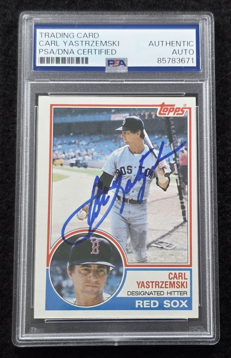 Carl Yastrzemski Autographed Baseball Cards for sale | eBay