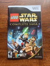 LEGO Star Wars Complete Saga Nintendo Wii Instruction Manual Only