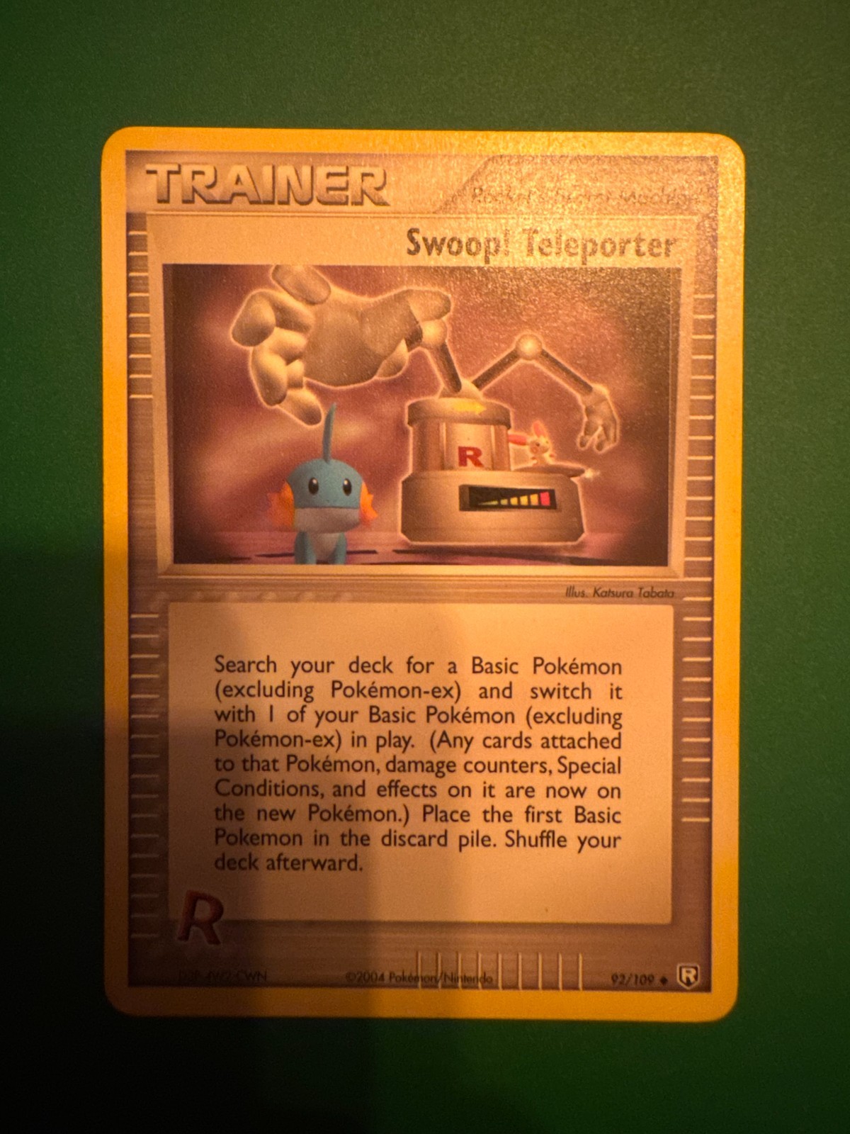 Swoop! Teleporter 92/109 Team Rocket Returns Regular Pokemon Card NM