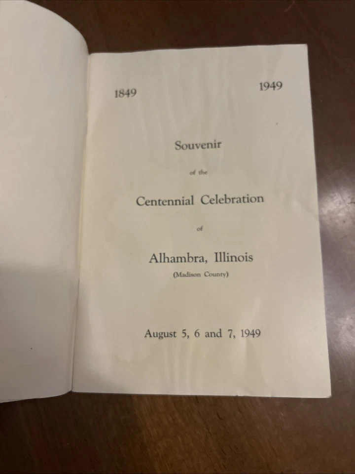 Alhambra Madison County, Illinois 100 years of progress 1949 - Image 4 of 4