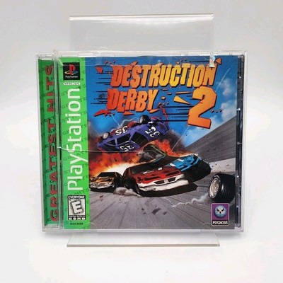 PS1 Destruction Derby 2 Greatest Hits CIB Complete Tested Working
