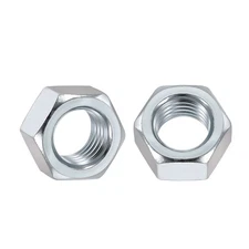 25pcs Hex Nuts - [3/4"-10] Carbon Steel Grade 8 Hardware Nuts, Zinc Plated