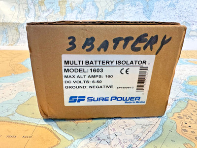 Sure Power 16023A Sure Power, Isolator, 160 A, 1 Input, 2 Battery Banks