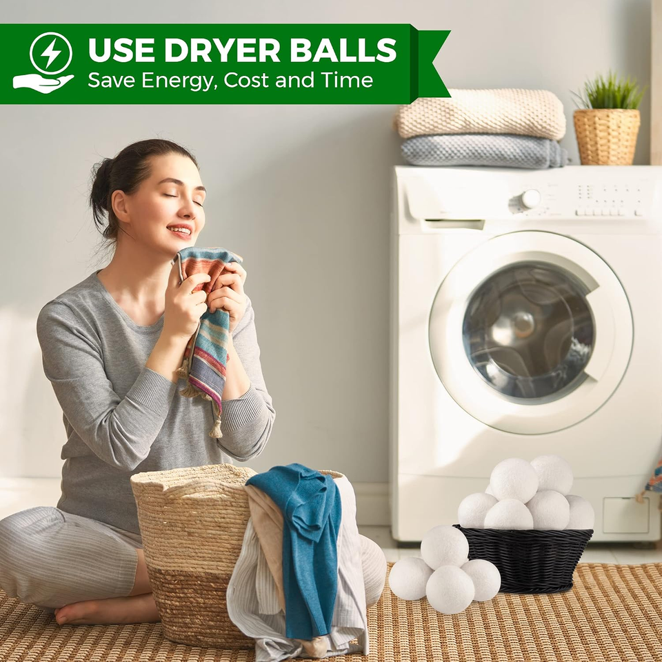 Eco-Friendly New Zealand Wool Tumble Dryer Balls - Pack of 4 ...