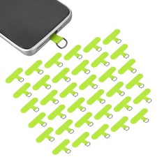 36pcs Phone Tether Tab, Universal t Shape Phone Lanyard Patch, Grass Green