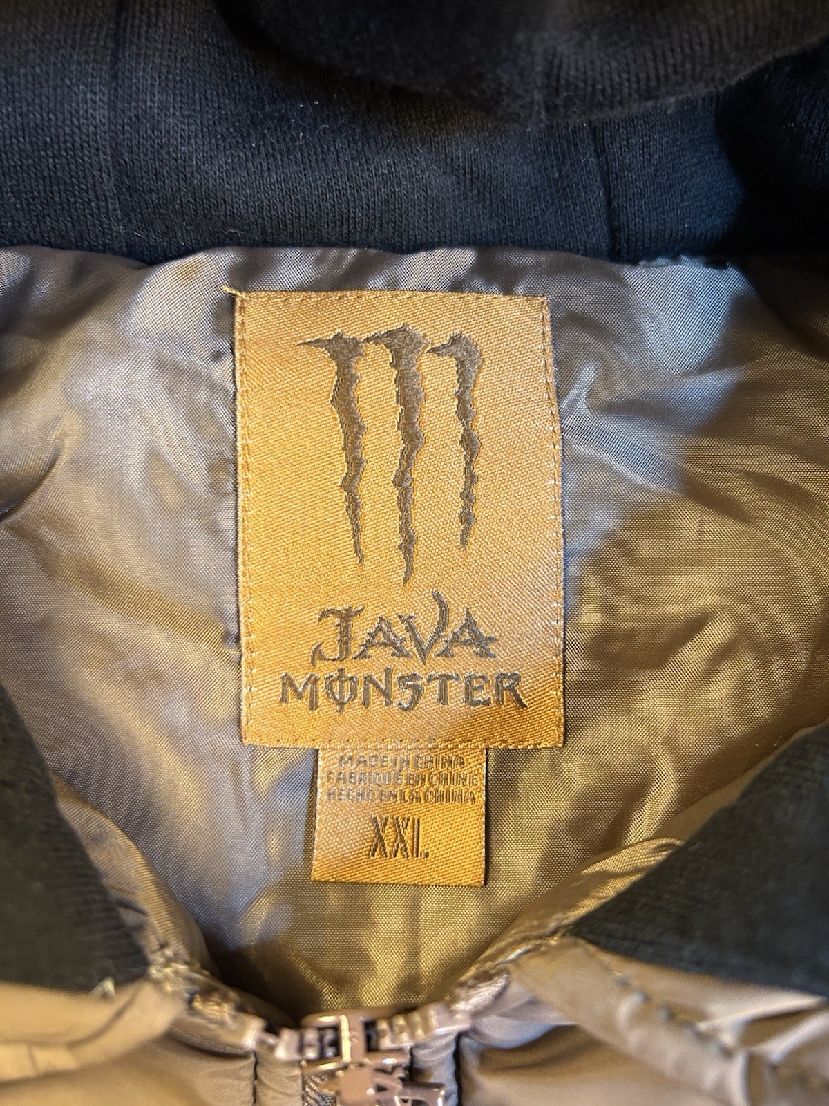 Official Monster Energy Java Jacket Brown/Black S… - image 2
