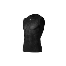 Thermo Dry Pro Sleeveless Black Silverskin Cycling Jersey